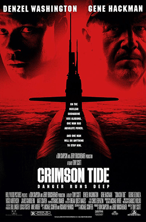 Crimson Tide starring Denzel Washington and Gene Hackman is set on a Trident submarine
